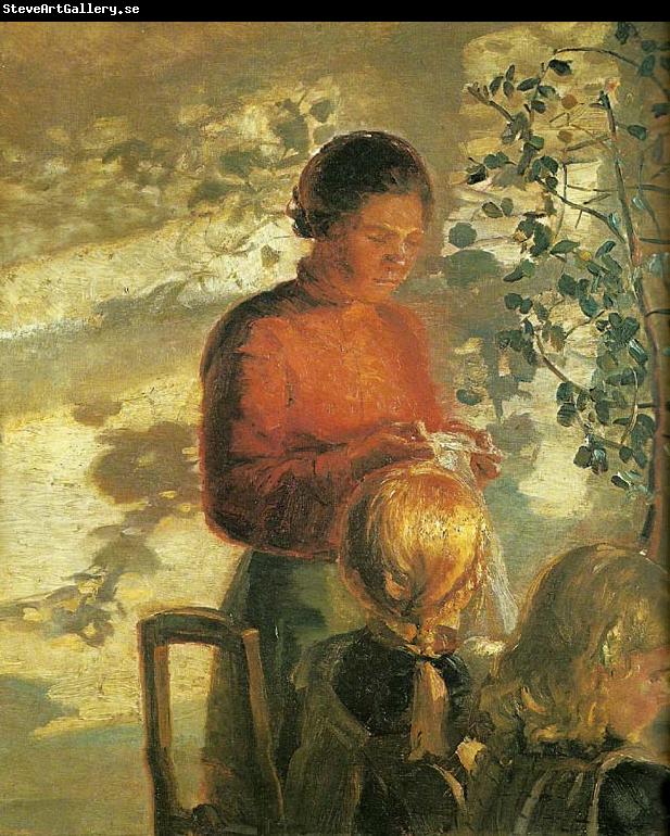 Anna Ancher to smapiger far undervisning i syning